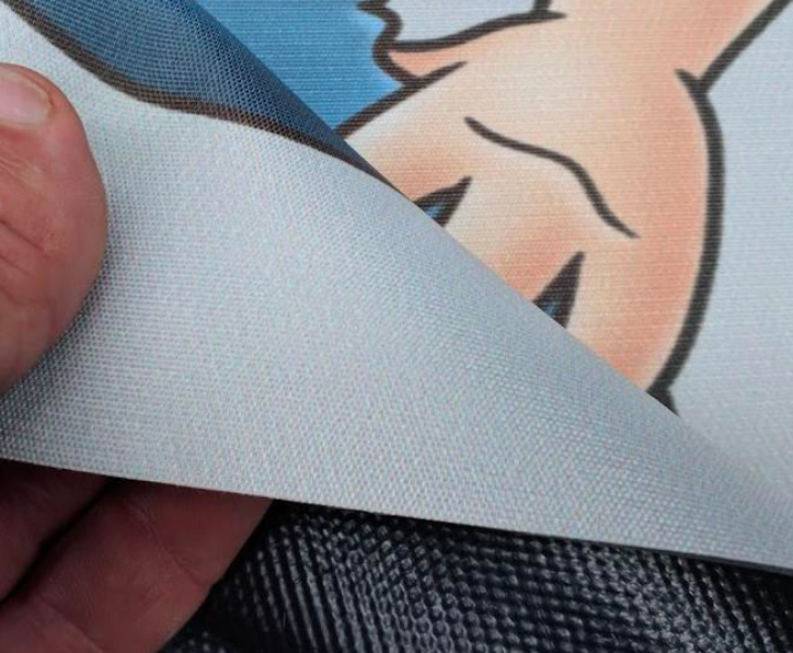 Tapete Publicitario TEXTIL con base de PVC